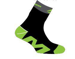 MERIDA - Ponožky   141  černo/zelené  S
