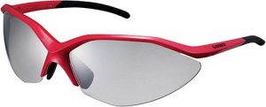 SHIMANO brýle S52R, červená/černá, skla fotochromatická šedá