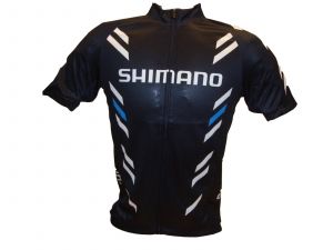 SHIMANO Print dres s krátkým rukávem, černá, XXXL