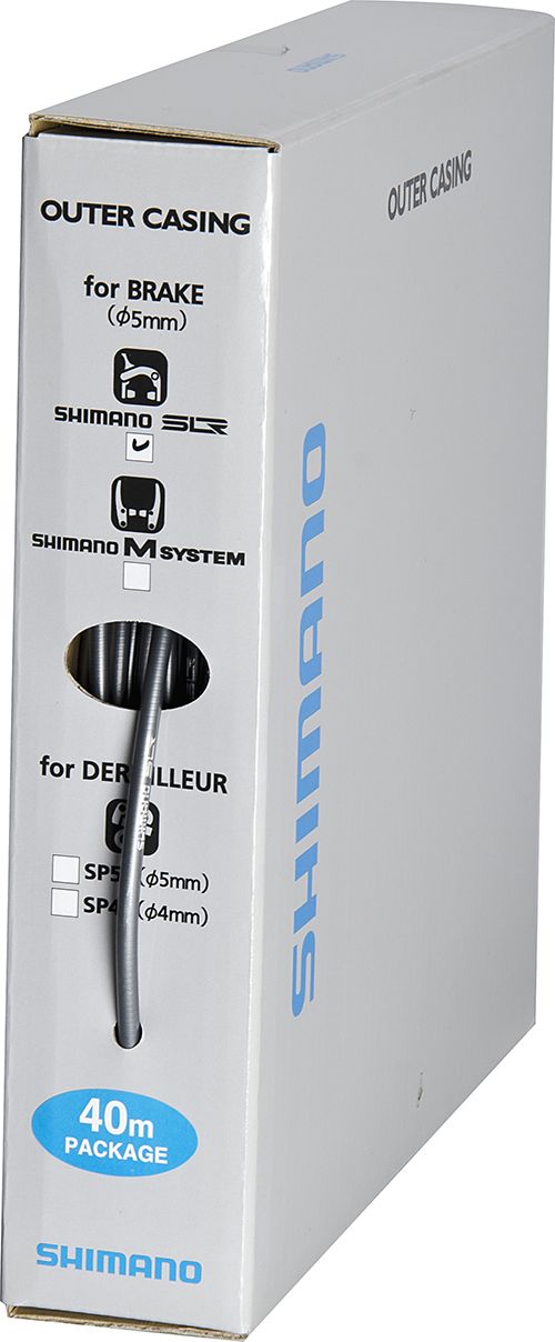 SHIMANO brzd bowden SLR 5mm x 40m šedý