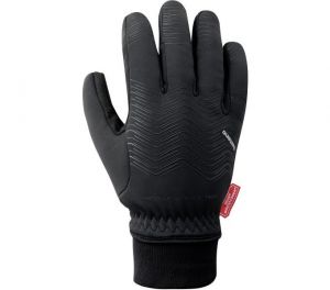SHIMANO WINDSTOPPER THERMAL reflexní rukavice (pod 0°C), černá, L
