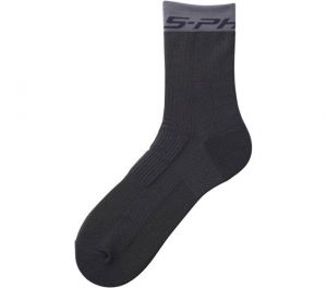 SHIMANO S-PHYRE TALL ponožky, černá, XL (obuv 46-48)