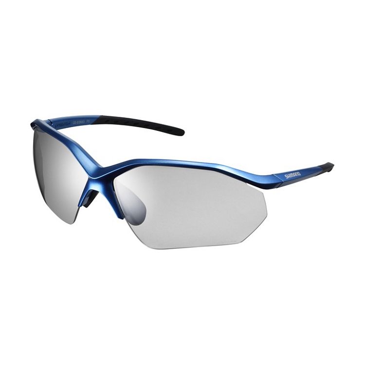 SHIMANO brýle CE-EQNX3PH, metalická modrá, skla fotochromatická šedá