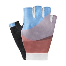 SHIMANO SUMIRE rukavice dámské, modré/oranžové, M