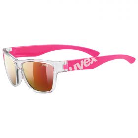 2022 UVEX BRÝLE SPORTSTYLE 508 CLEAR PINK/MIR. RED (9316) Množ. Uni