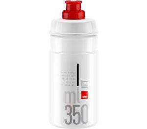 ELITE láhev JET 22'  čirá/červené logo, 350 ml