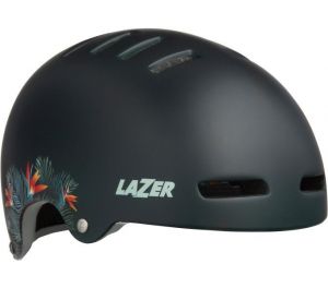 LAZER přilba Armor LED/ matná zelená flowers M + led
