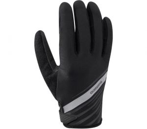 SHIMANO LONG GLOVES rukavice, černé, L