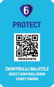 inteligentní známka PROTECT6 - modrá
