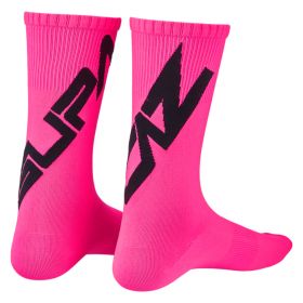 ponožky Supacaz Twisted černo-růžové M