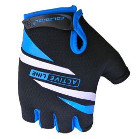 rukavice Active černo-modré vel.S