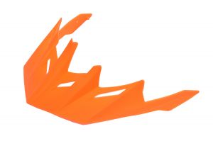 náhradní štítek pro přilbu MAXBIKE ARROW oranžový