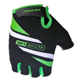 rukavice Active černo-zelené vel.XXL
