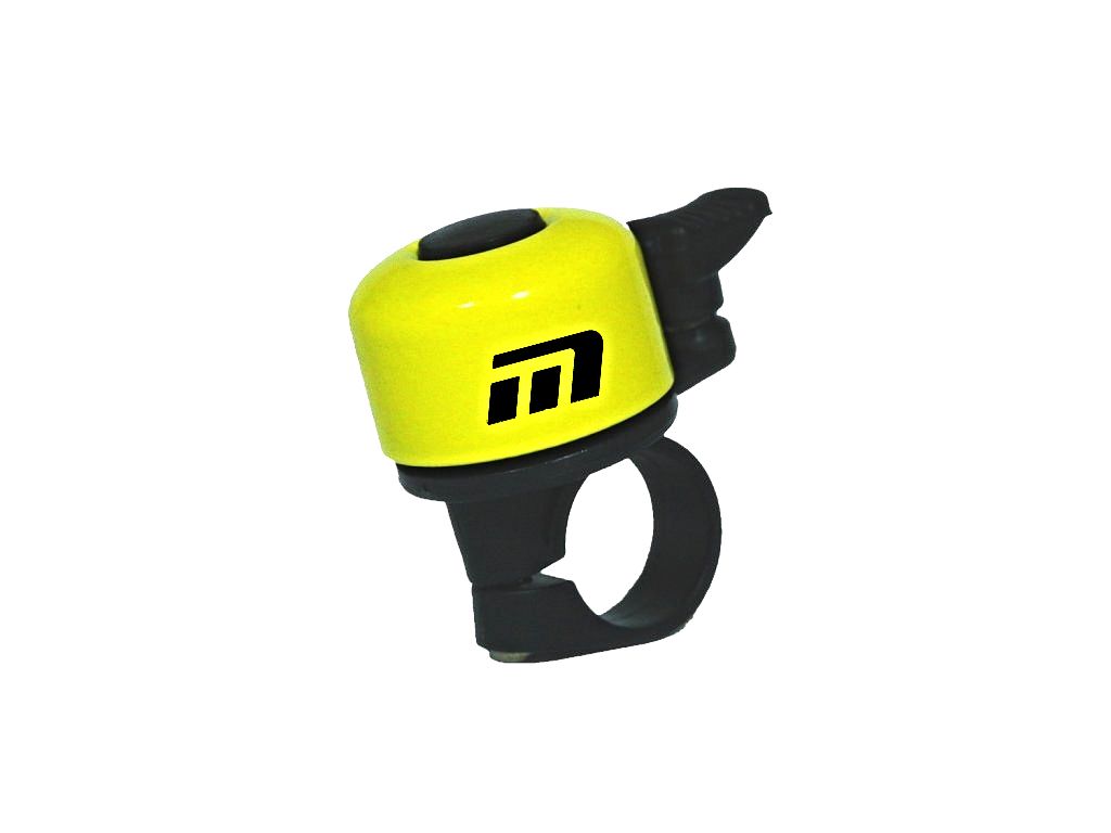 zvonek Baby žlutý logo Maxbike Nuvo