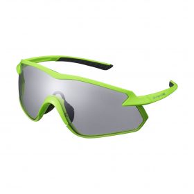 SHIMANO brýle S-PHYRE X1-PH, Neonově zelená, skla Fotochromatická tmavě šedá