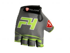 rukavice F4 šedo-zelené S