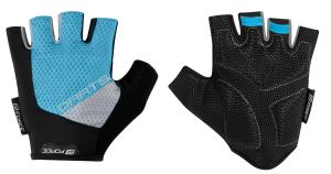 rukavice F DARTS gel bez zapínání,modro-šedé M FORCE