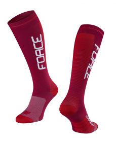 ponožky F COMPRESS, bordó-červené S-M/36-41