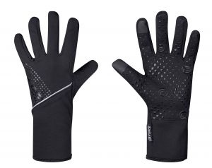 rukavice F VISION softshell, jaro-podzim, černé XS