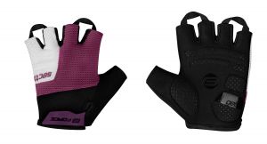 rukavice FORCE SECTOR LADY gel, černo-fialové XL
