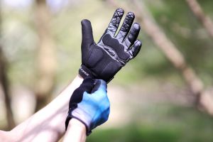 rukavice FORCE MTB CORE letní, modré XL