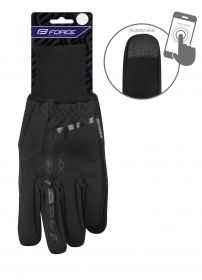 rukavice zimní FORCE X72, černé M