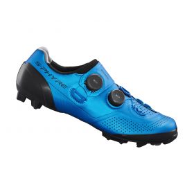 SHIMANO MTB obuv SH-XC902, pánská, modrá, 45, WIDE