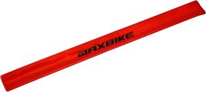 Reklamní páska rolovací červená 34cm logo MAXBIKE TW