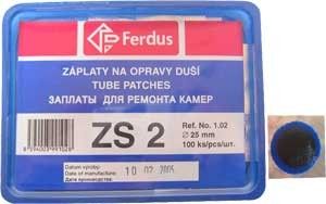 záplaty Ferdus ZS 2 (balení 100ks)