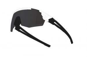 brýle FORCE ARCADE, bílo-černé,černá zrc. skla