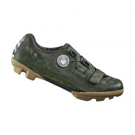 SHIMANO gravel obuv SH-RX600, pánská, zelená, 43, WIDE