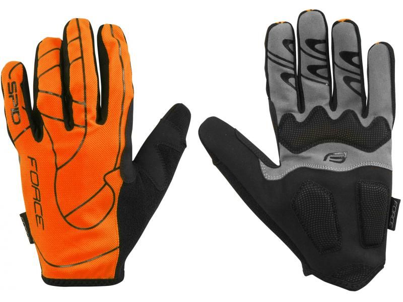 rukavice Force Spid letní oranžové XL