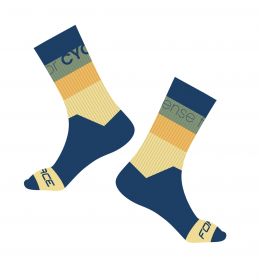 ponožky FORCE BLEND, modro-zel.-žluté S-M/36-41