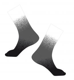 ponožky FORCE ETHOS, bílo-černé S-M/36-41