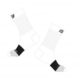 ponožky FORCE NOBLE, bílo-černé L-XL/42-46