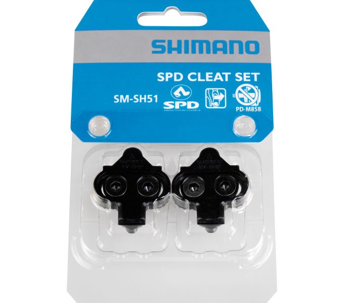 SHIMANO zarážky SMSH51 SPD jednosměrné uvolnění bez plátu bal
