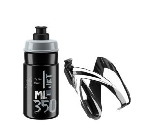 ELITE KIT CEO 24´ košík černý lesklý + láhev  JET černá/šedá, 350 ml