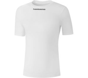 SHIMANO VERTEX funkční tričko s krátkým rukávem, pánský, bílá, L-XL