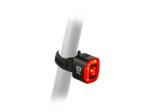 AUTHOR Světlo zad. Cubus Brake USB CobLed 70 lm  (černá/červené-sklo)