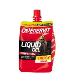 ENERVIT Liquid Gel Com.+kofein, sáček, 60ml citrus