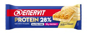 ENERVIT Protein Bar 28%, tyčinka, 40 g vanilka+jog