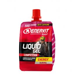 ENERVIT Liquid Gel Com.+kofein, sáček, 60ml višeň