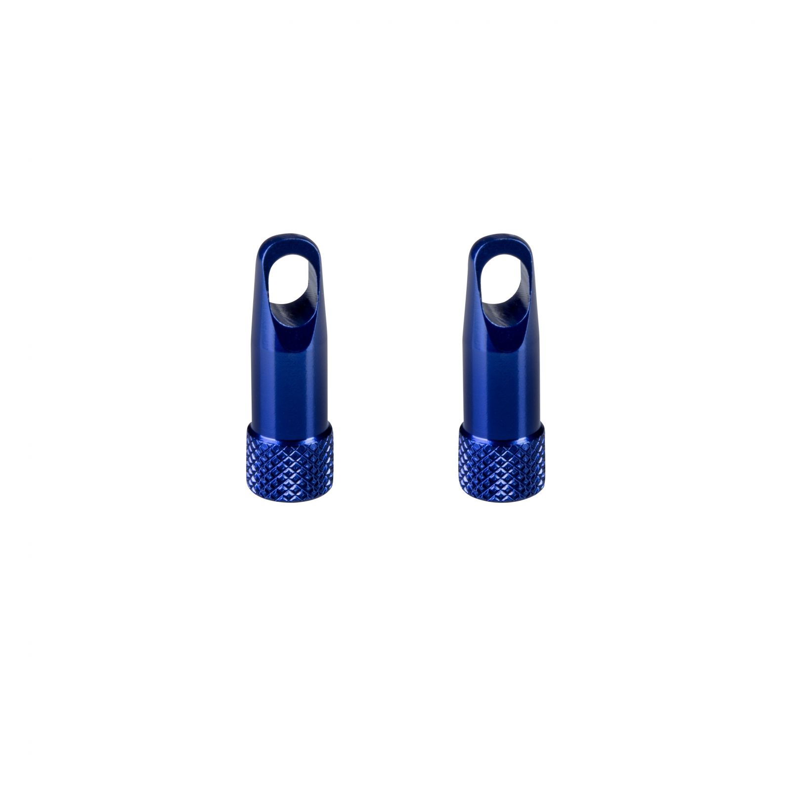 čepičky galuskového ventilku s klíčem,hliník,modré TK 91
