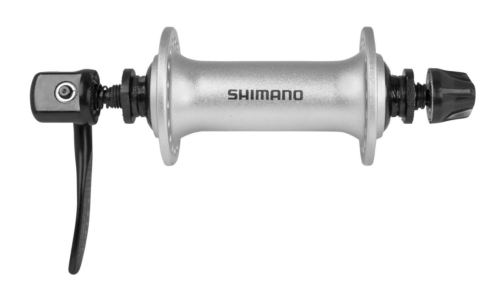 náboj přední HBT3000 stříbrný 36 děr SHIMANO