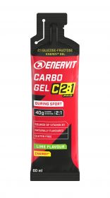 ENERVIT Carbo Gel C2:1, sáček, 60 ml limetka