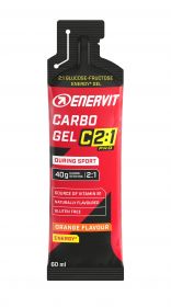ENERVIT Carbo Gel C2:1, sáček, 60 ml pomeranč