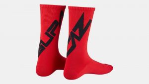 ponožky Specialized Supacaz SupaSox - Tagged Blk/Red S