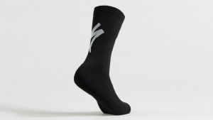 ponožky Specialized TECHNO MTB Tall Logo Blk/Wht